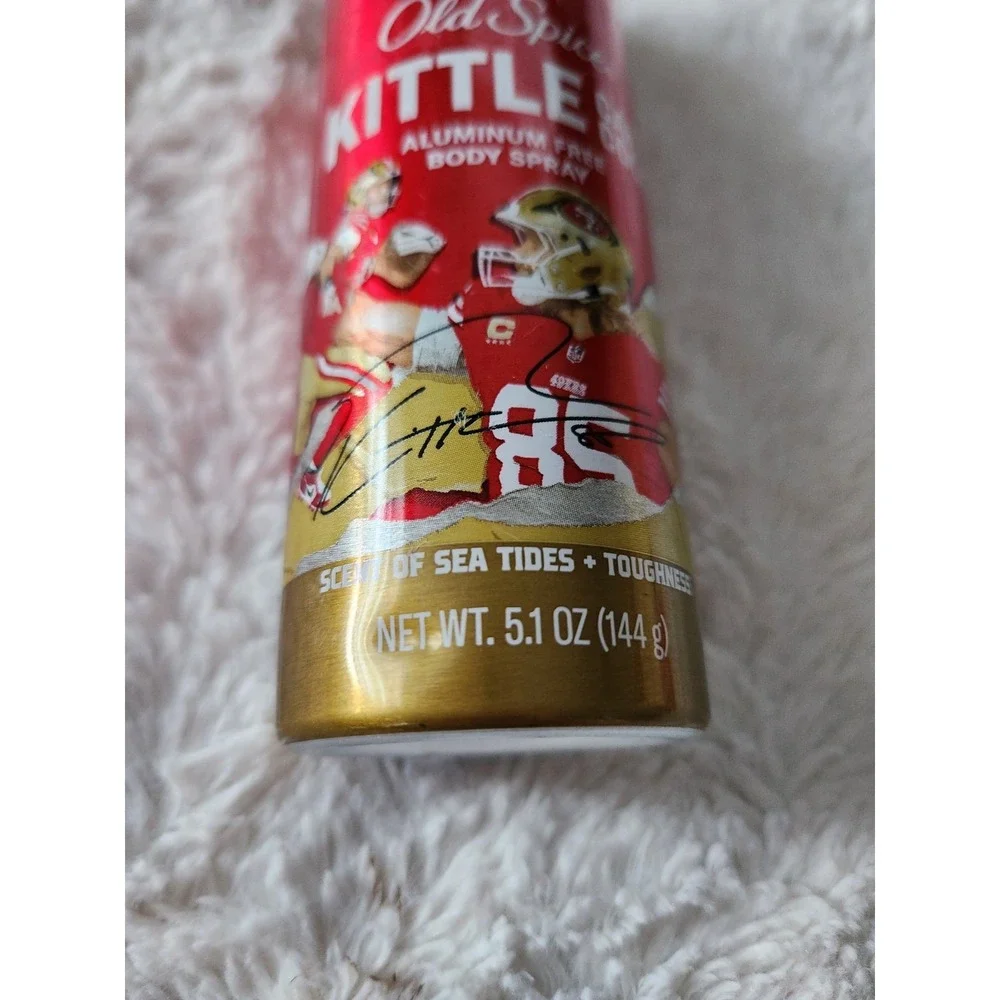 Old Spice NFL Body Spray George Kittle‎ Can Cook Sea Tides Toughness 5.1oz 49ers